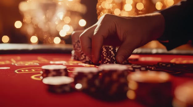 Live dealer studio with multiple camera angles